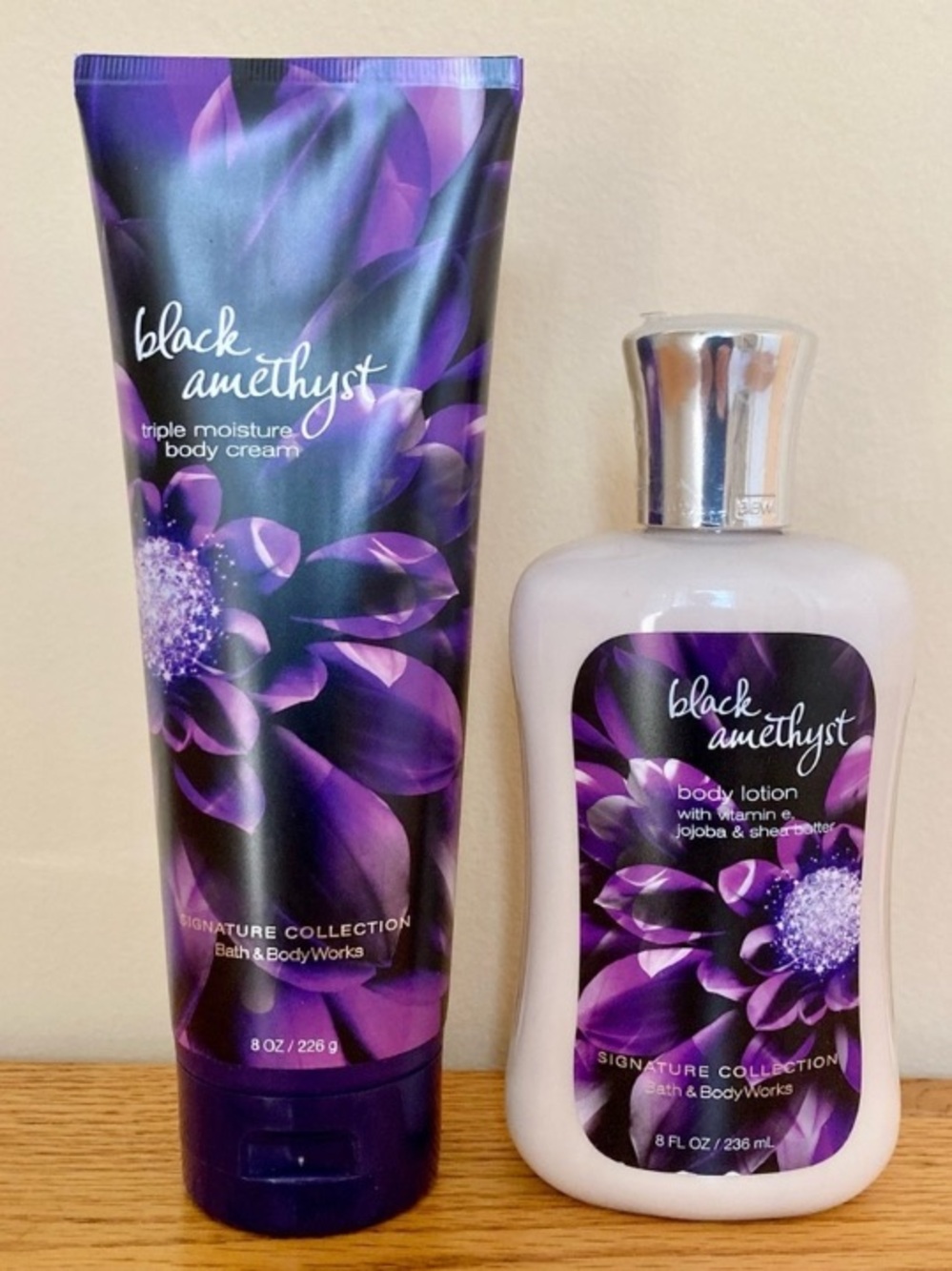 Bath & Body Works Black Amethyst Lotion & Ultra Shea Cream